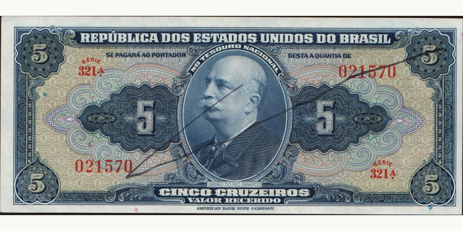 5 cruzeiros 1943
