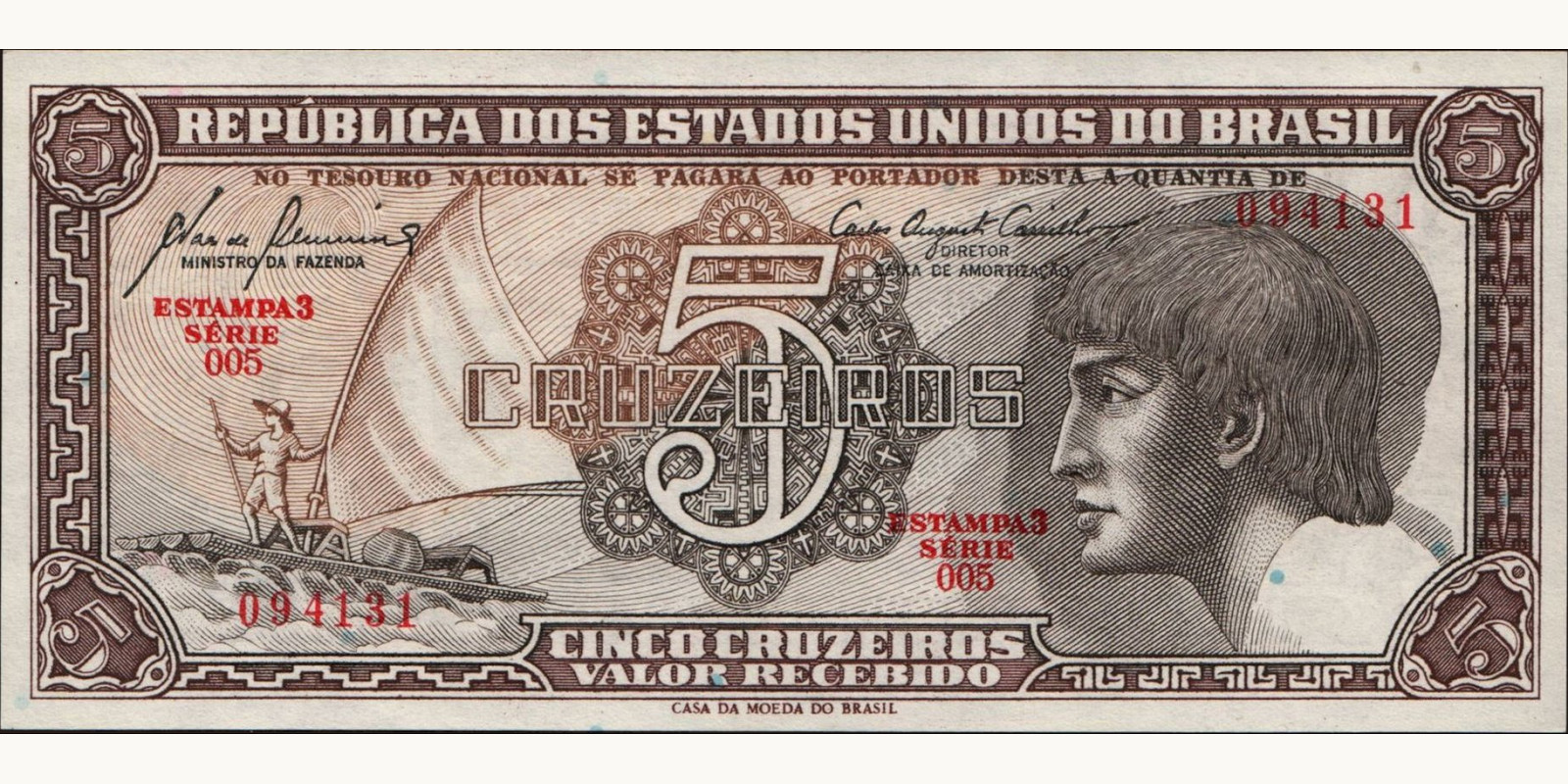 5 cruzeiros 1961