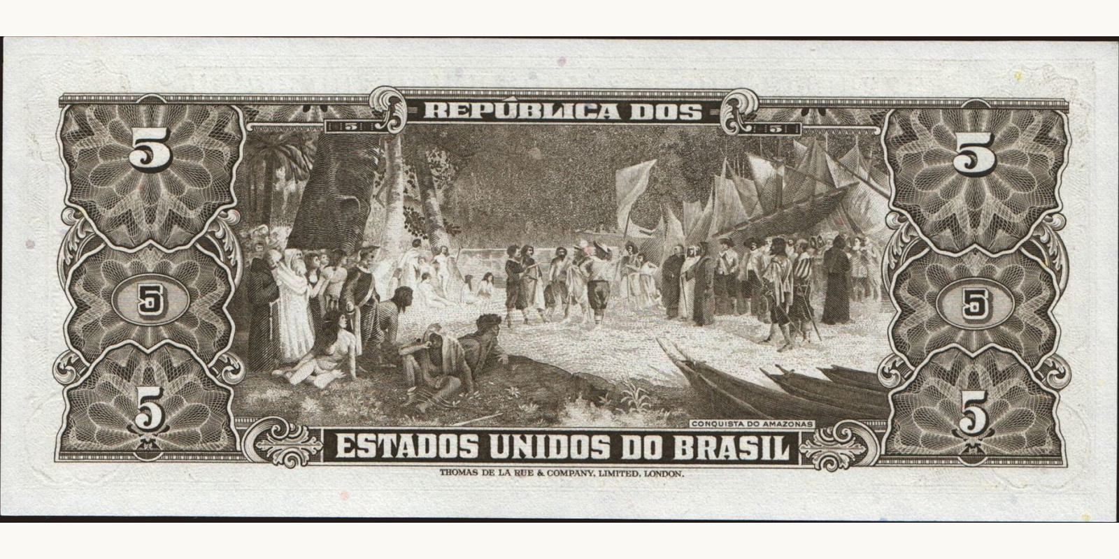 5 cruzeiros Бразилия 1964 — Оборотная сторона