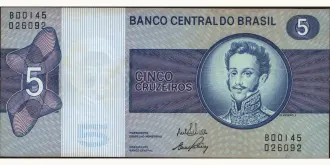 5 cruzeiros 1973
