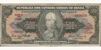 500 cruzeiros 1955