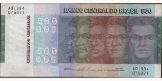 500 cruzeiros 1974