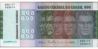 500 cruzeiros 1980