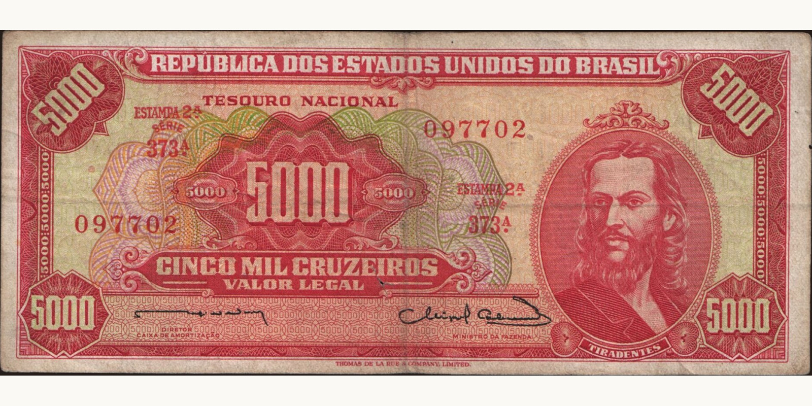 5000 cruzeiros 1963