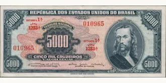 5000 cruzeiros 1964