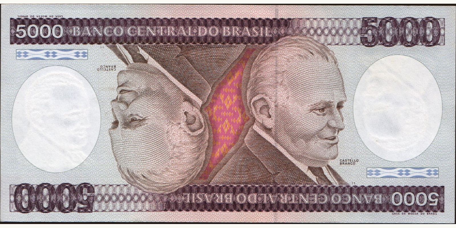 5000 cruzeiros Brazil 1981 — Front side