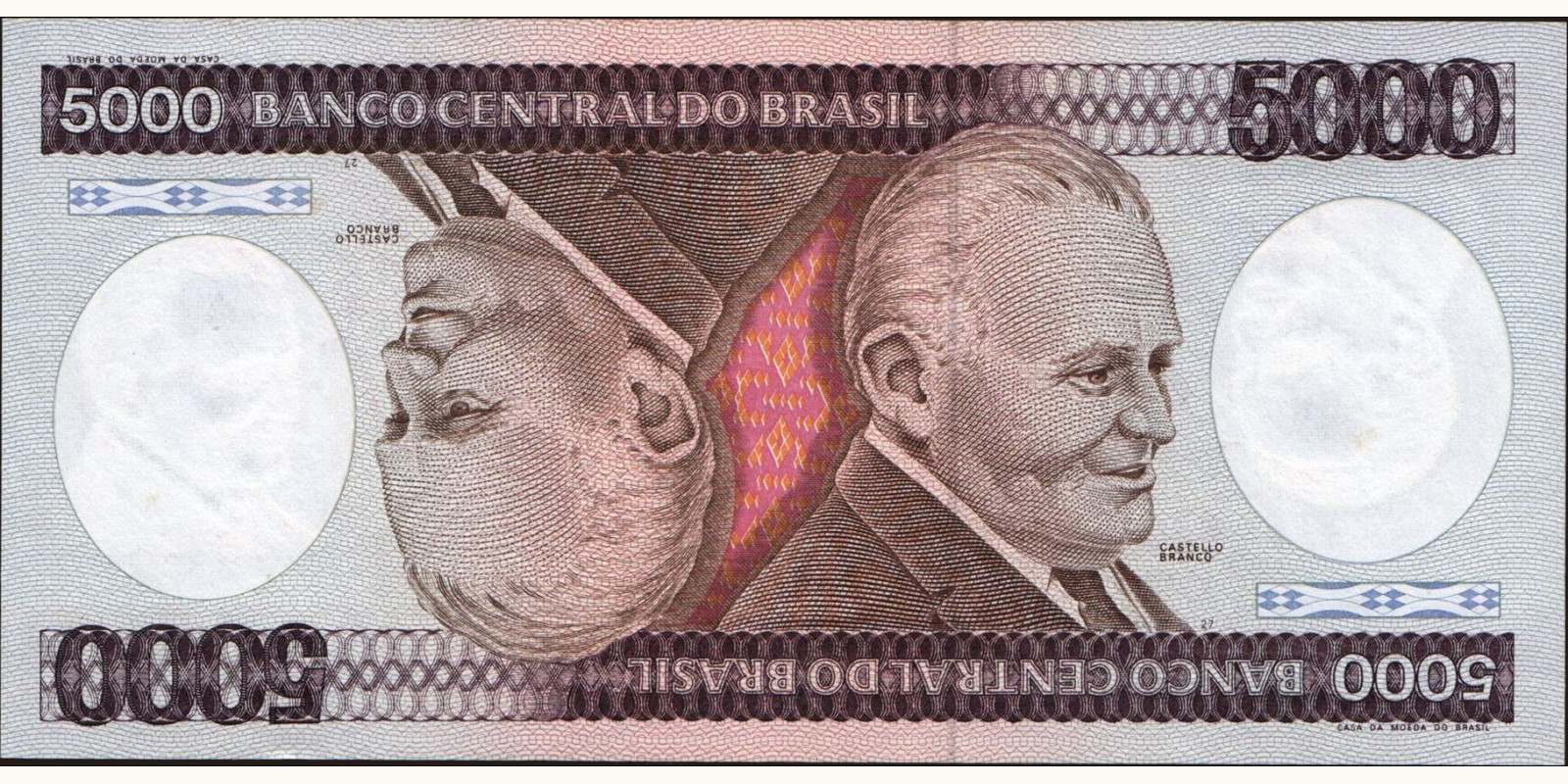 5000 cruzeiros Бразилия 1983 — Лицевая сторона