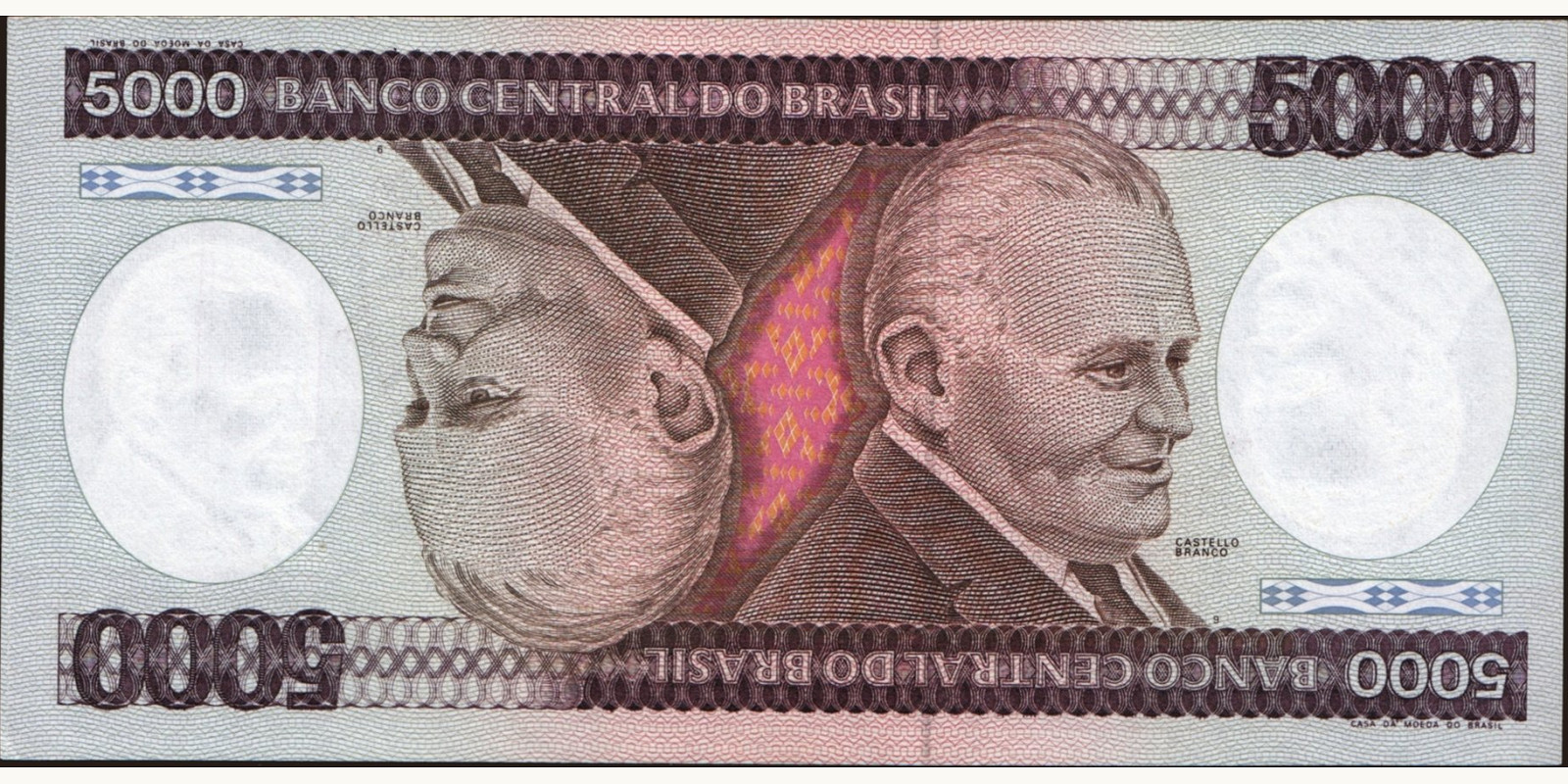 5000 cruzeiros Бразилия 1984 — Лицевая сторона