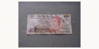 100 cruzados novos 1989