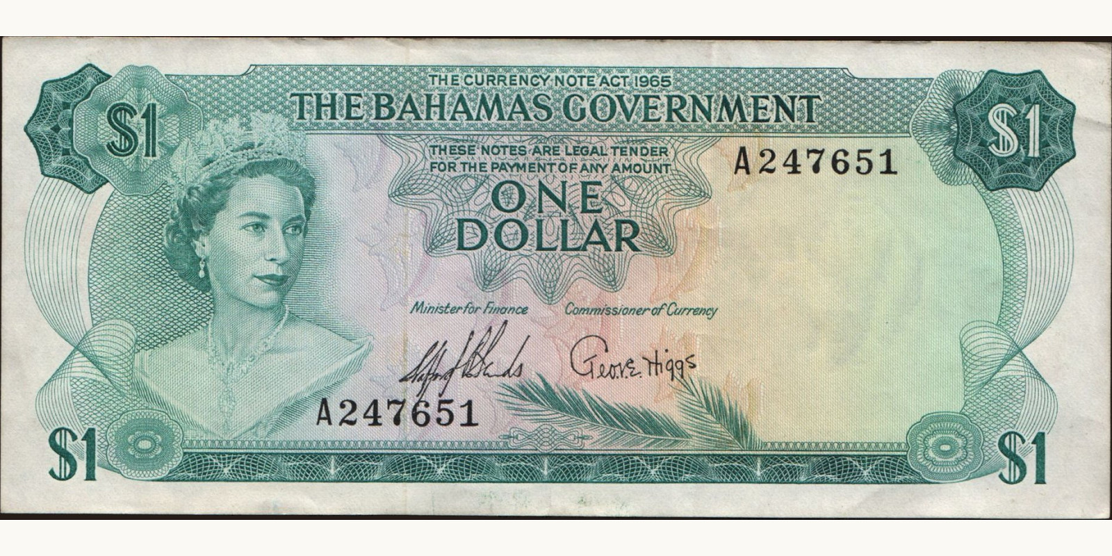 1 dollars 1965