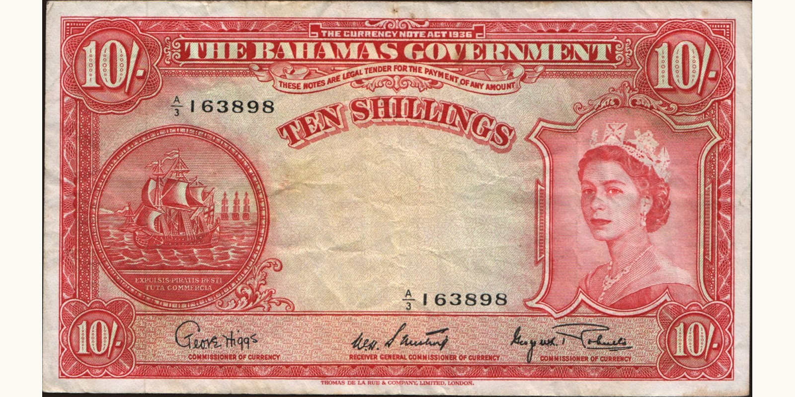 10 shilling 1953