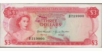 3 dollars 1968