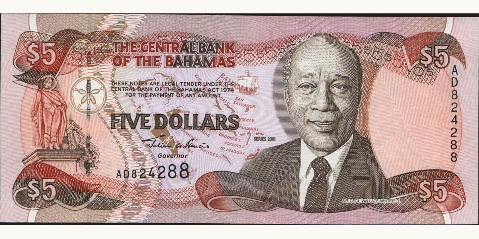5 dollars 2001