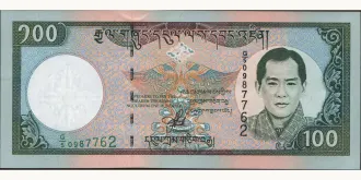 100 ngultrum 2000