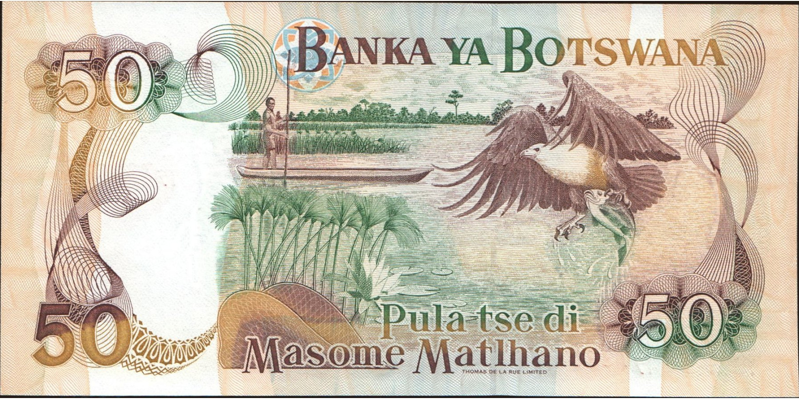 50 pula Botswana 1997 — Back side