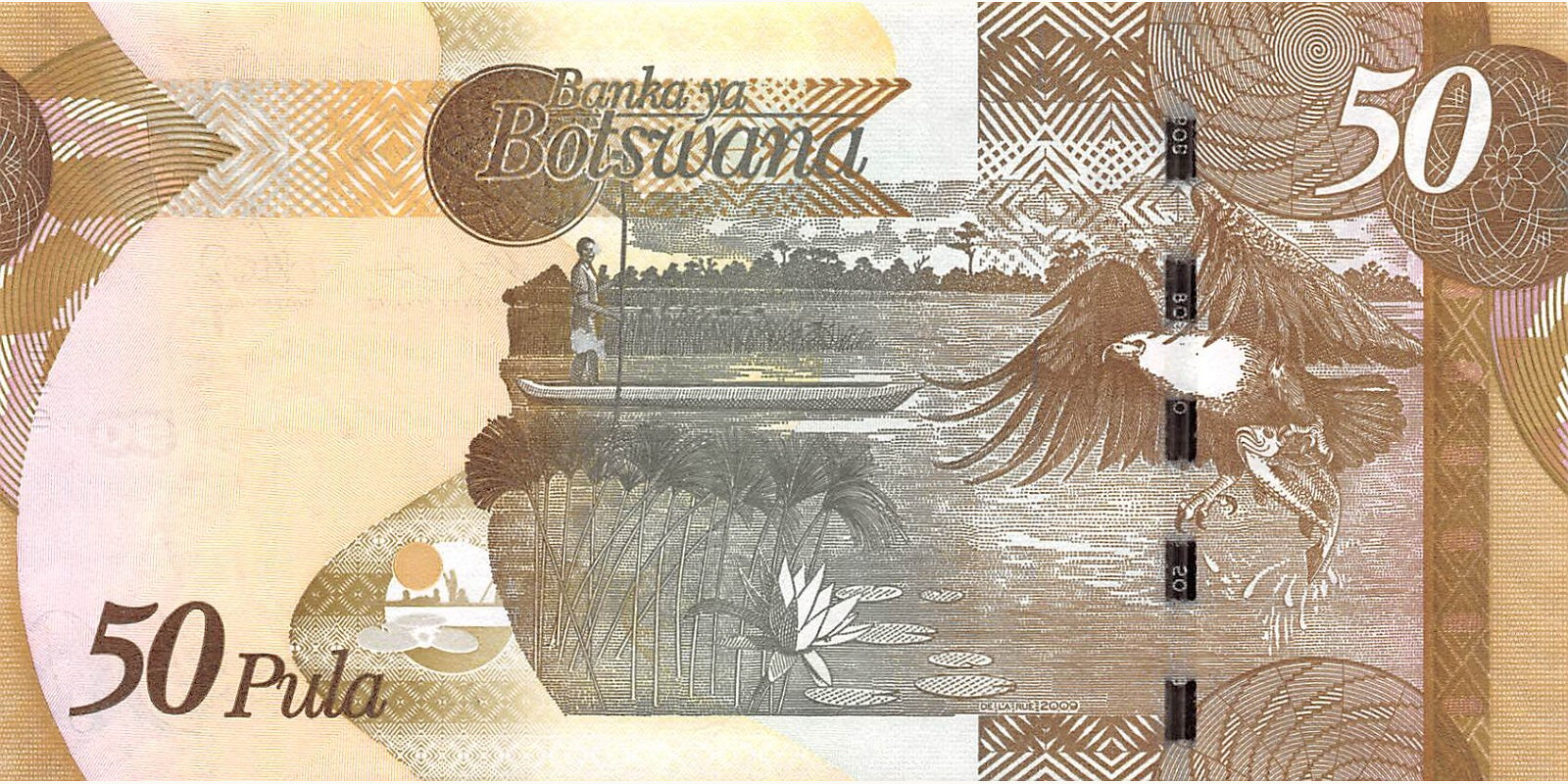  50 Pula Botswana 2021 — Back side