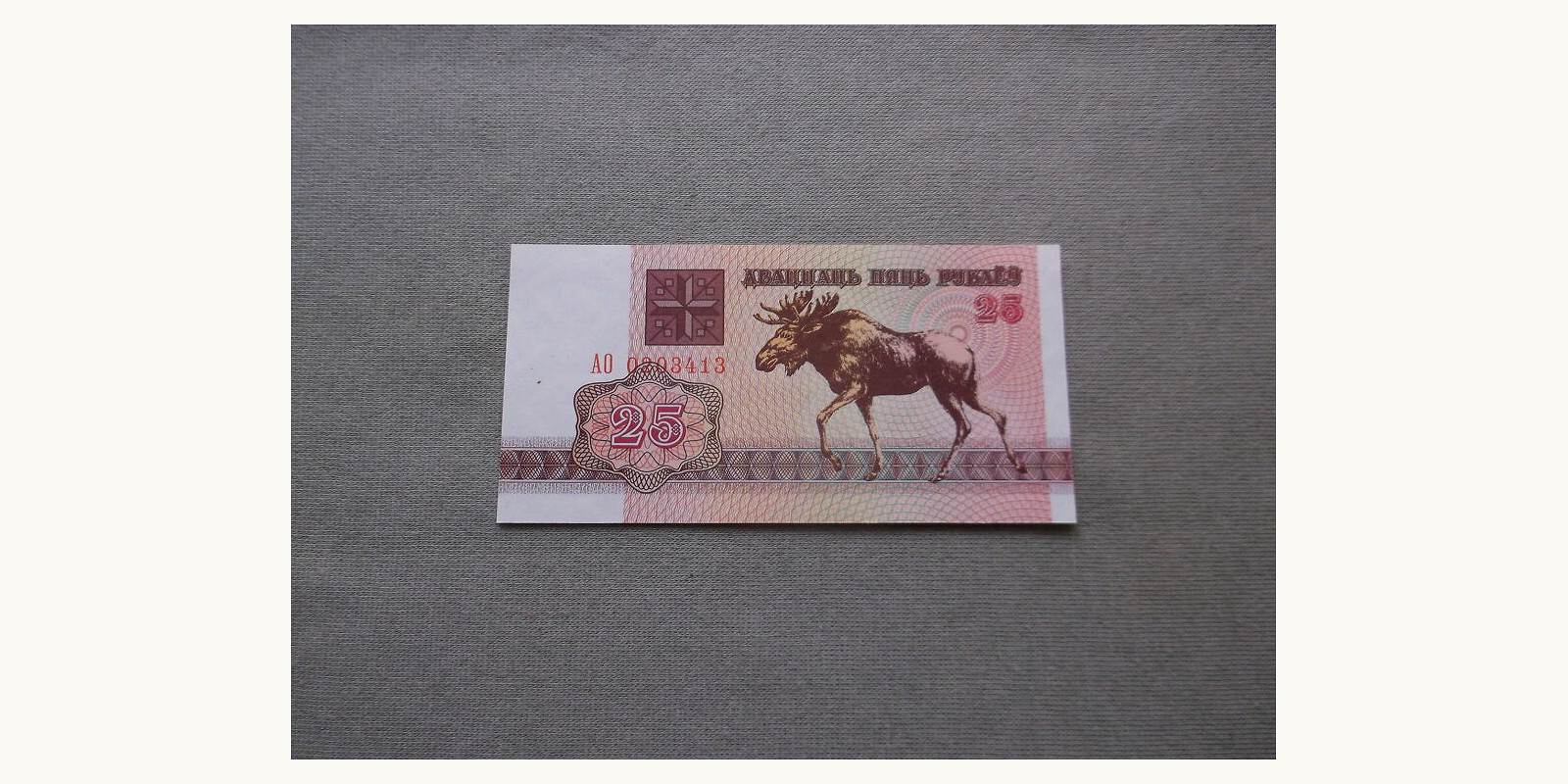 25 rubles Беларусь 1992 — Лицевая сторона