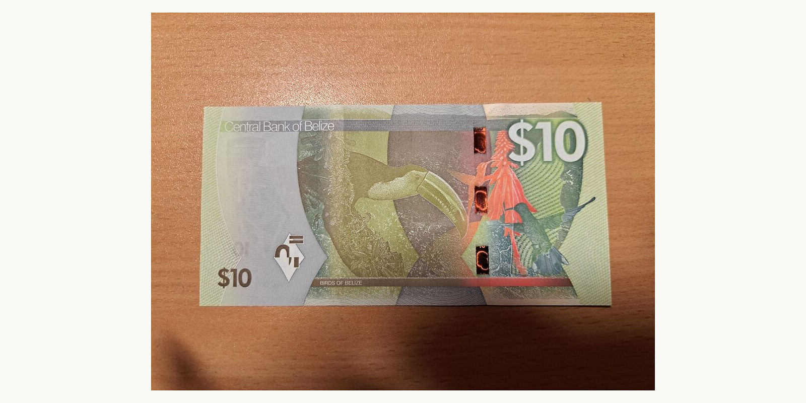 10 dollarit Белиз 2025 — Лицевая сторона
