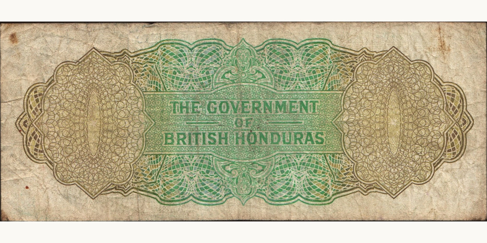 1 dollars Белиз 1965 — Оборотная сторона