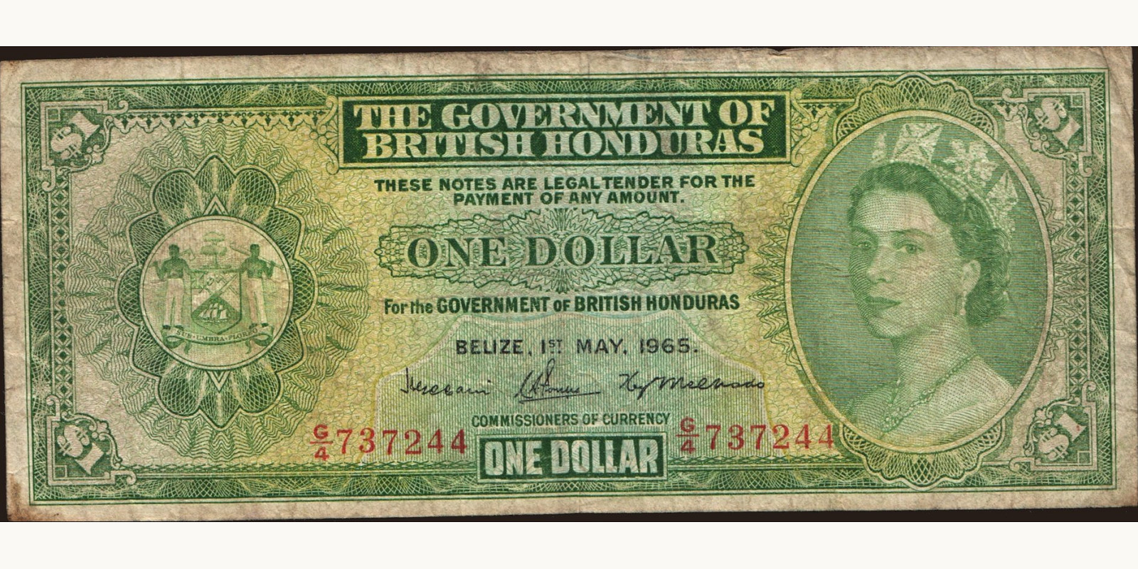 1 dollars 1965
