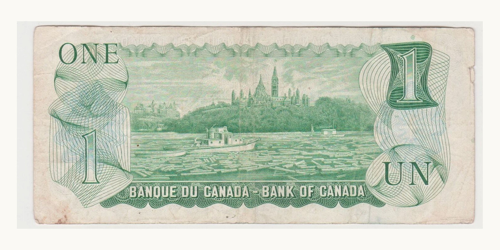 1 dollar Canada 1973 — Back side