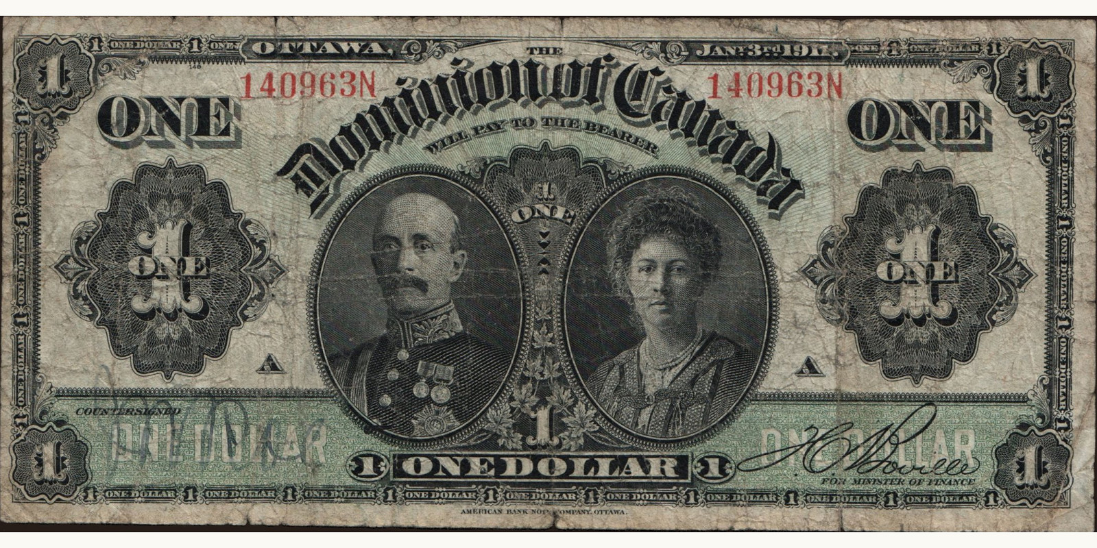 1 dollars 1911