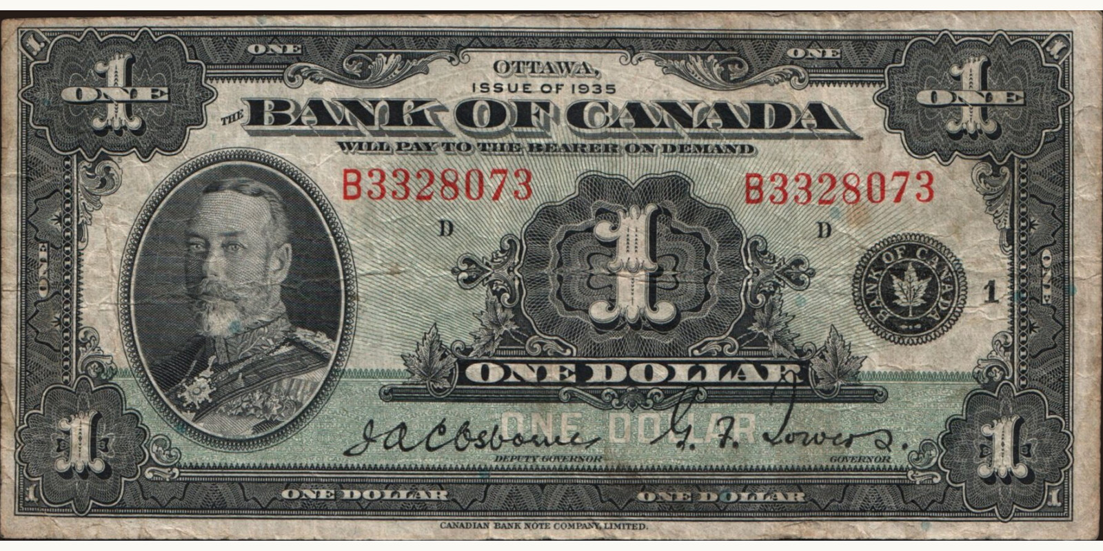 1 dollars 1935