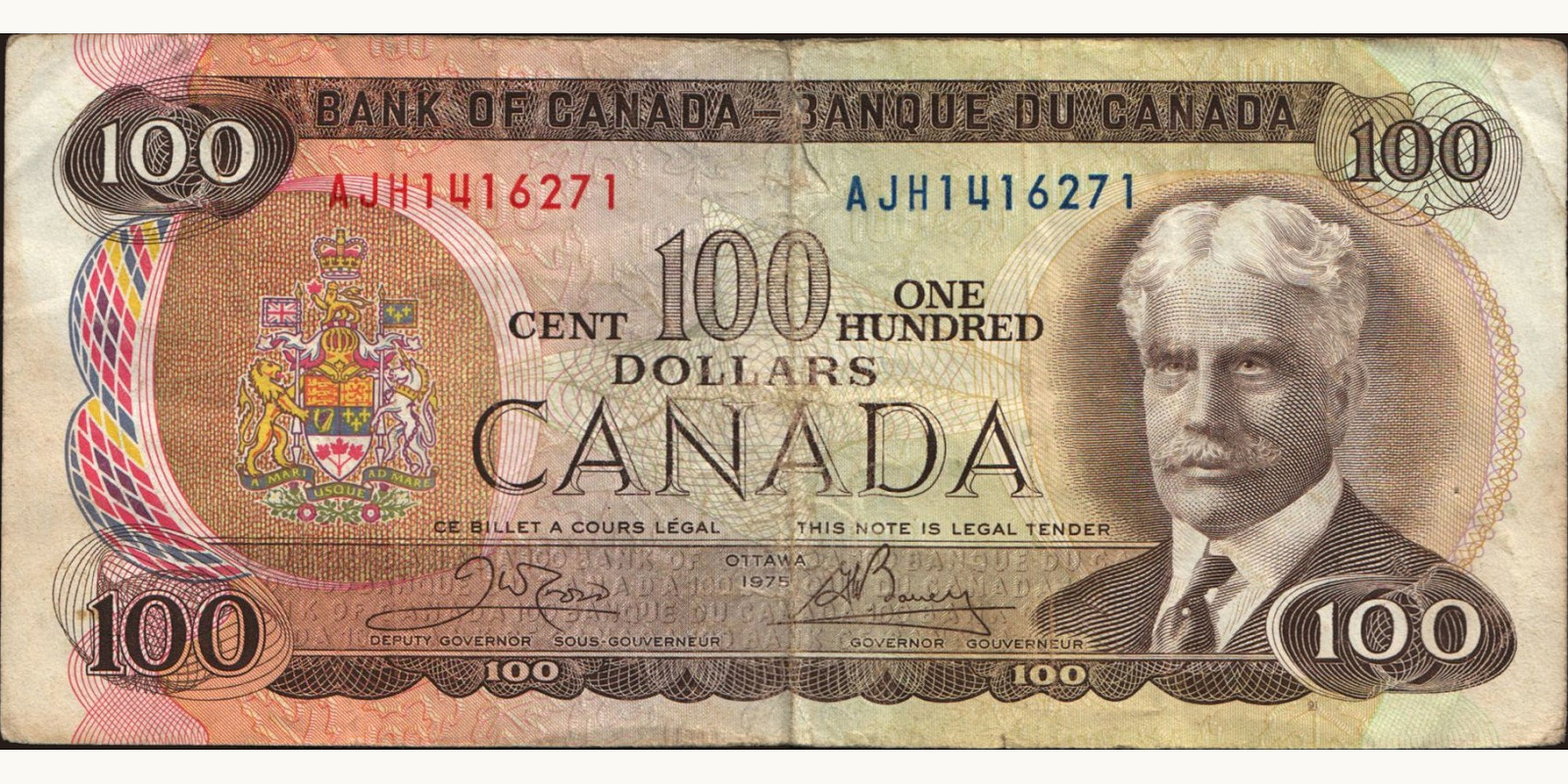 100 dollars 1975