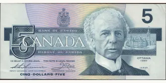 5 dollars 1986
