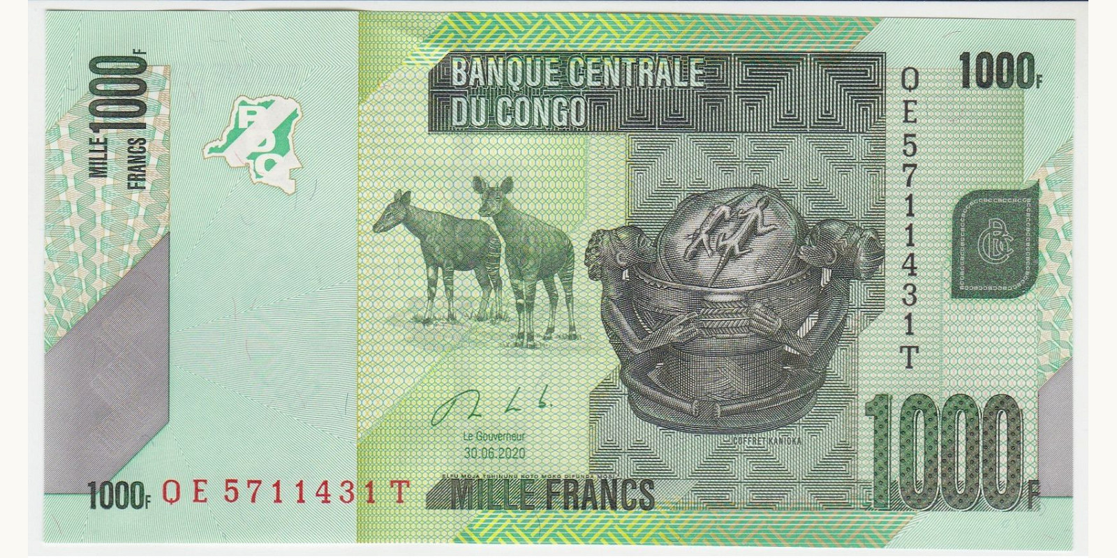 1000 franc 2020