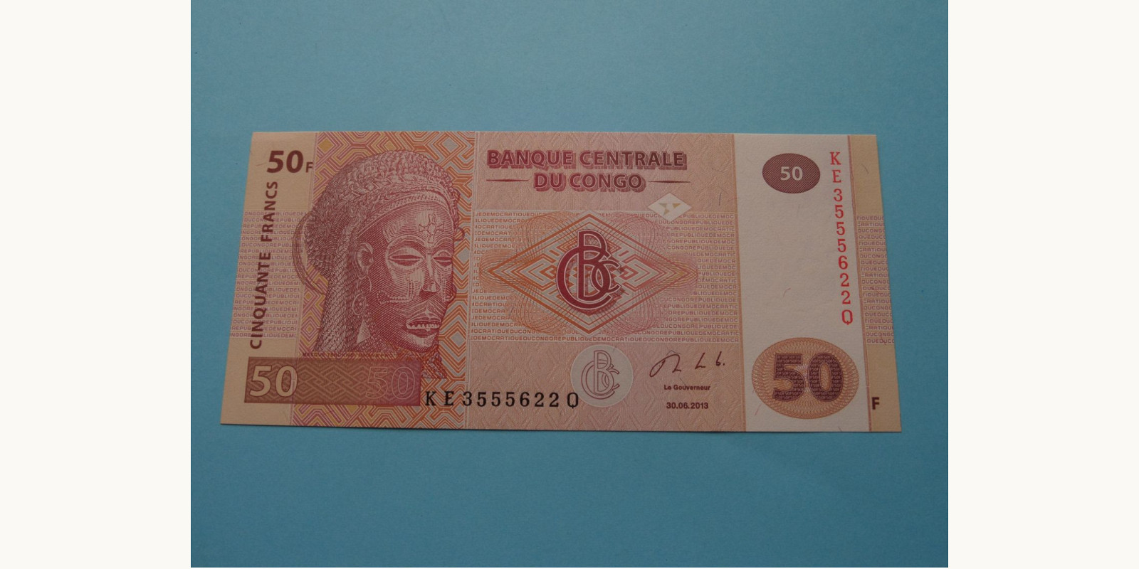 50 cinquante Конго - Киншаса 2013 — Лицевая сторона