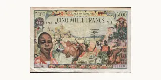 5000 franc 1980