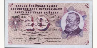10 franc 1968