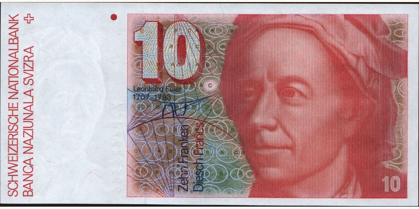 10 franc Швейцария 1979 — Лицевая сторона