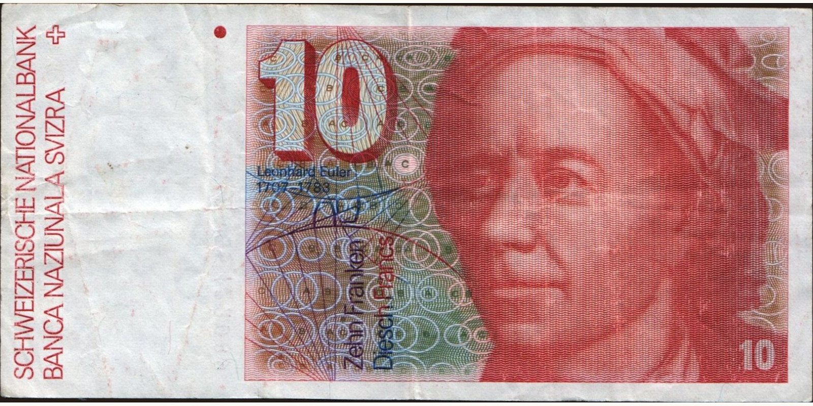 10 franc Швейцария 1980 — Лицевая сторона