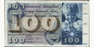 100 franc 1956