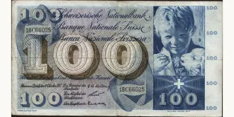 100 franc 1957