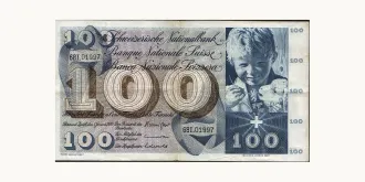 100 franc 1970