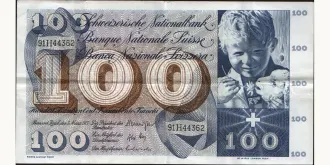 100 franc 1973