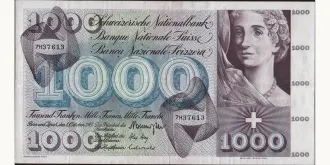 1000 franc 1973