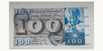 100 franc 1965