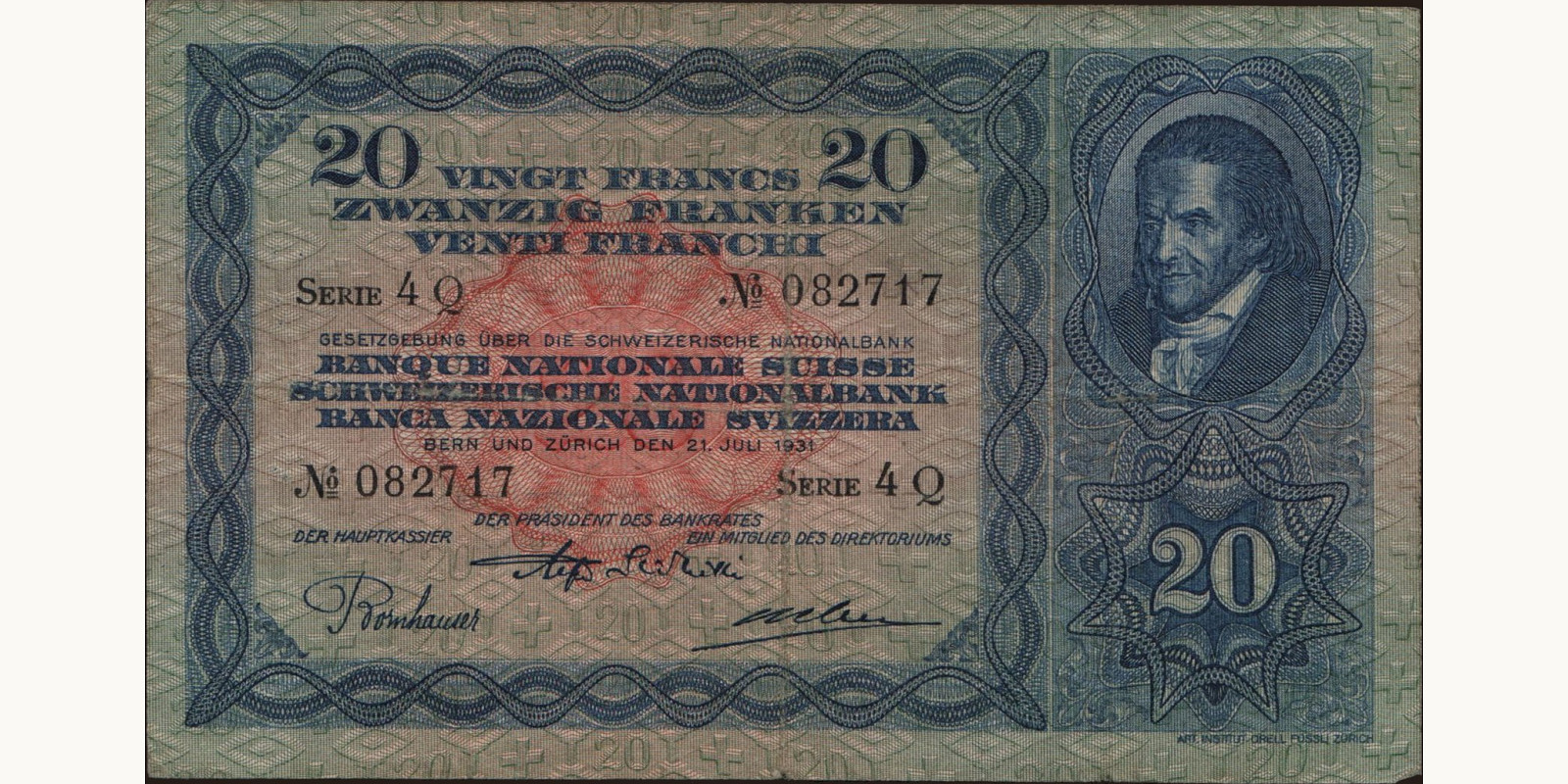 20 franc 1931