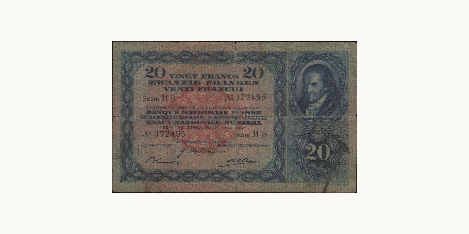 20 franc 1939