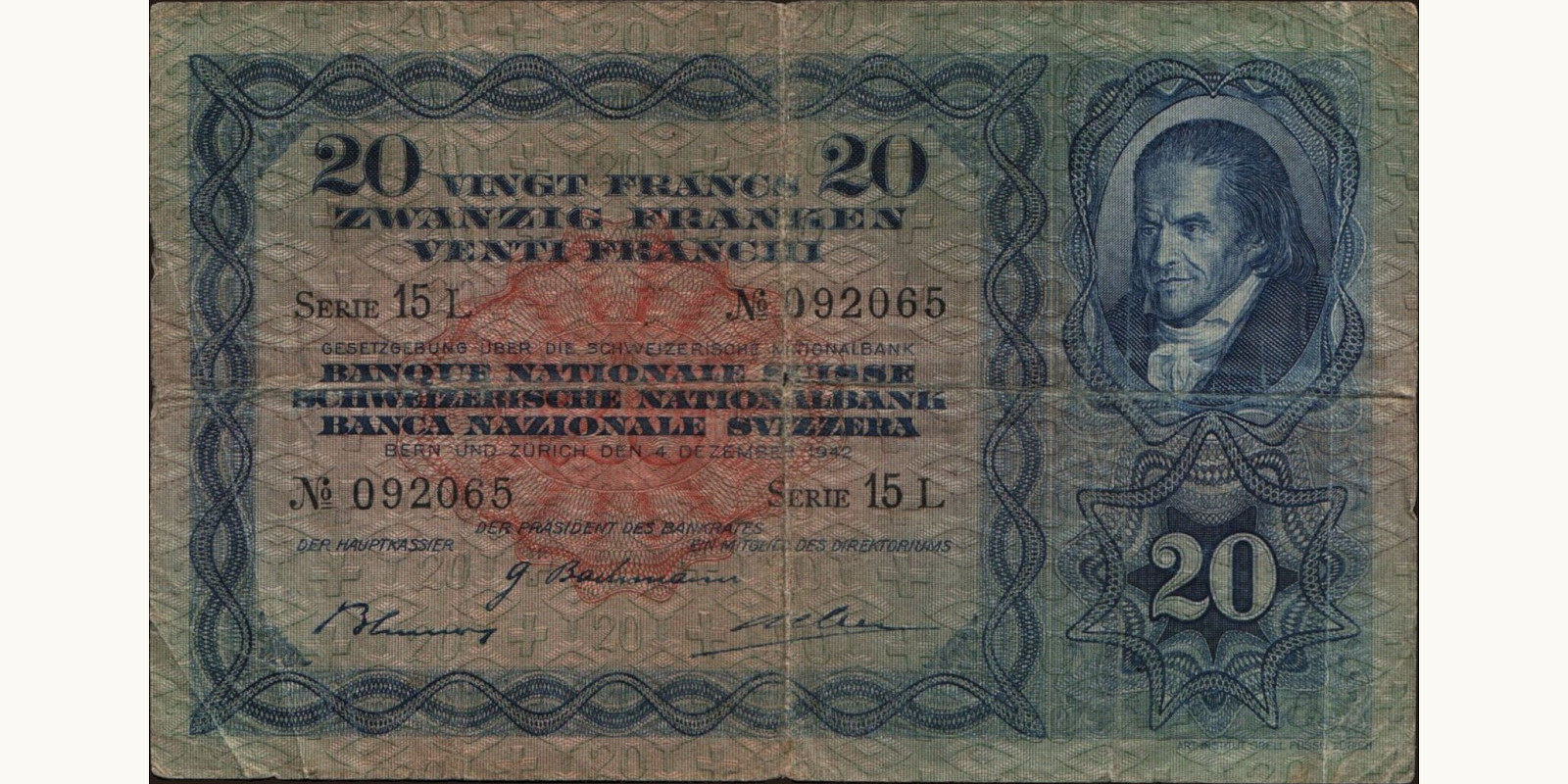 20 franc 1942