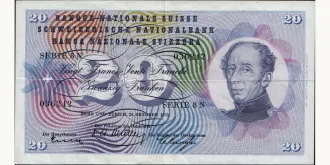 20 franc 1955