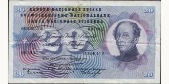 20 franc 1957
