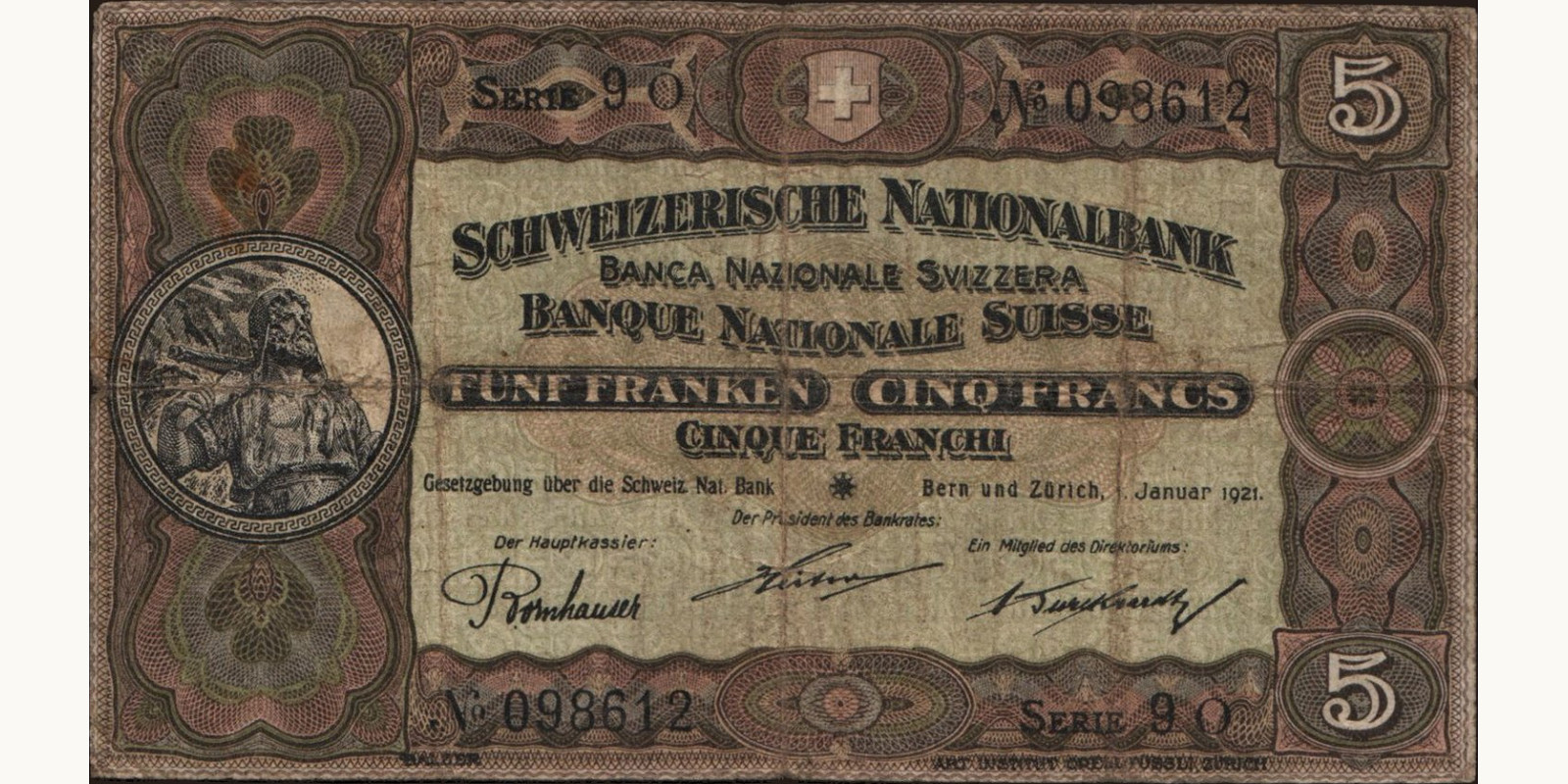 5 franc 1921