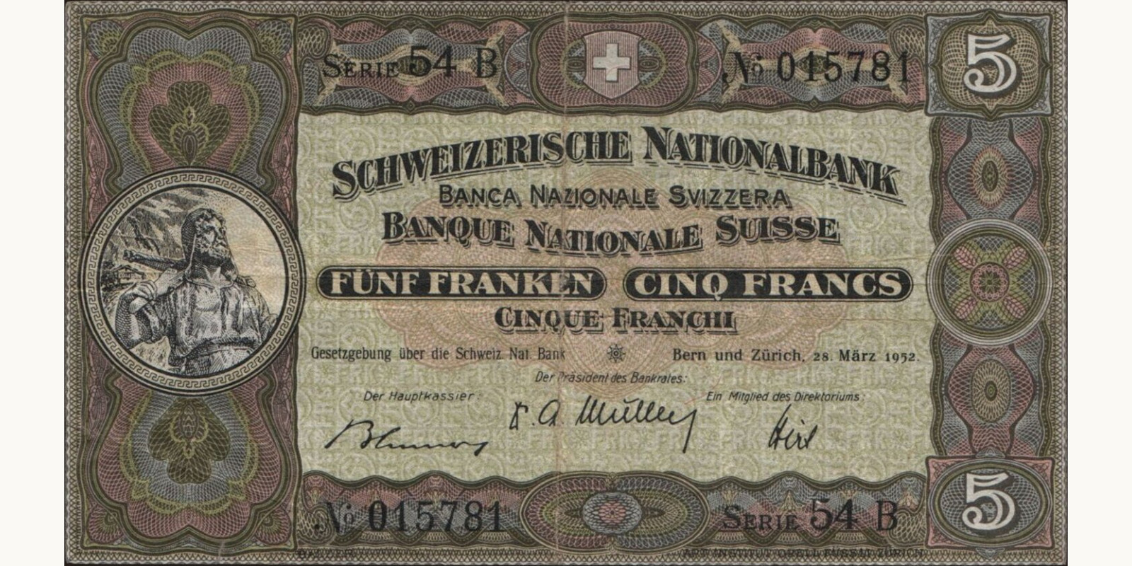 5 franc 1952