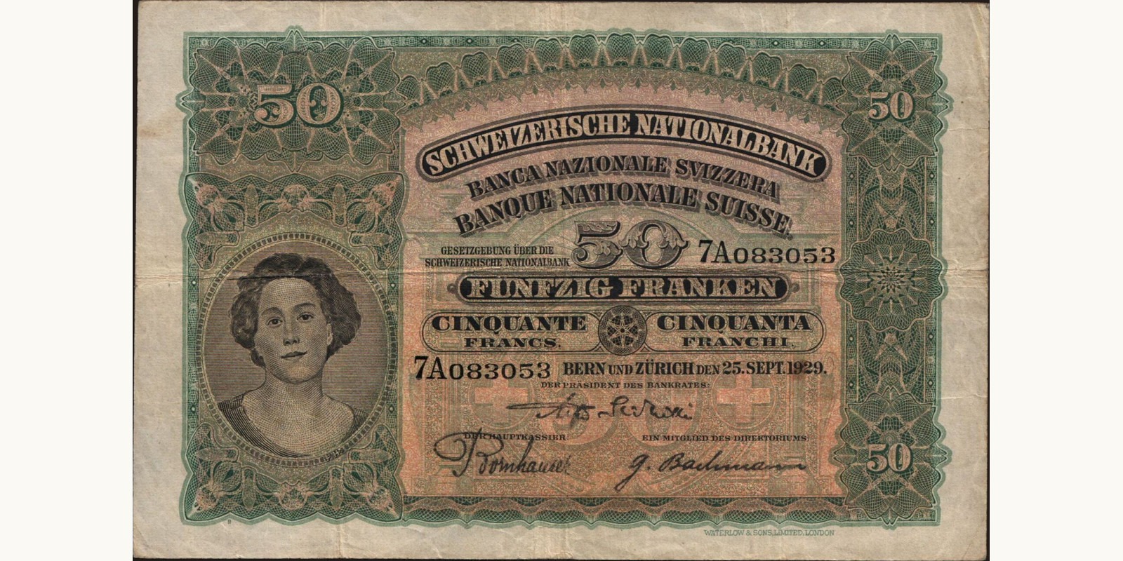 50 franc 1929