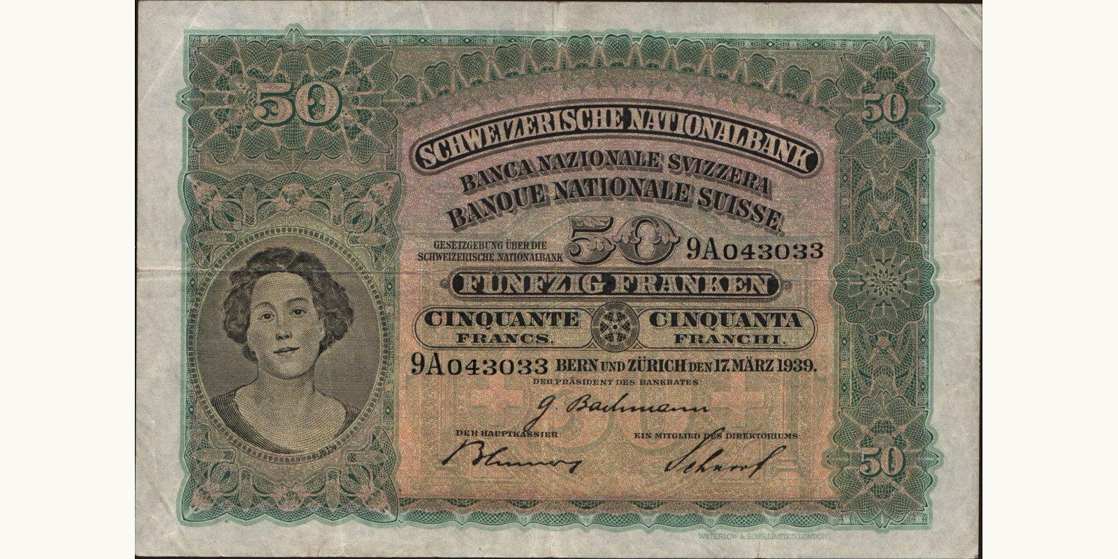 50 franc 1939